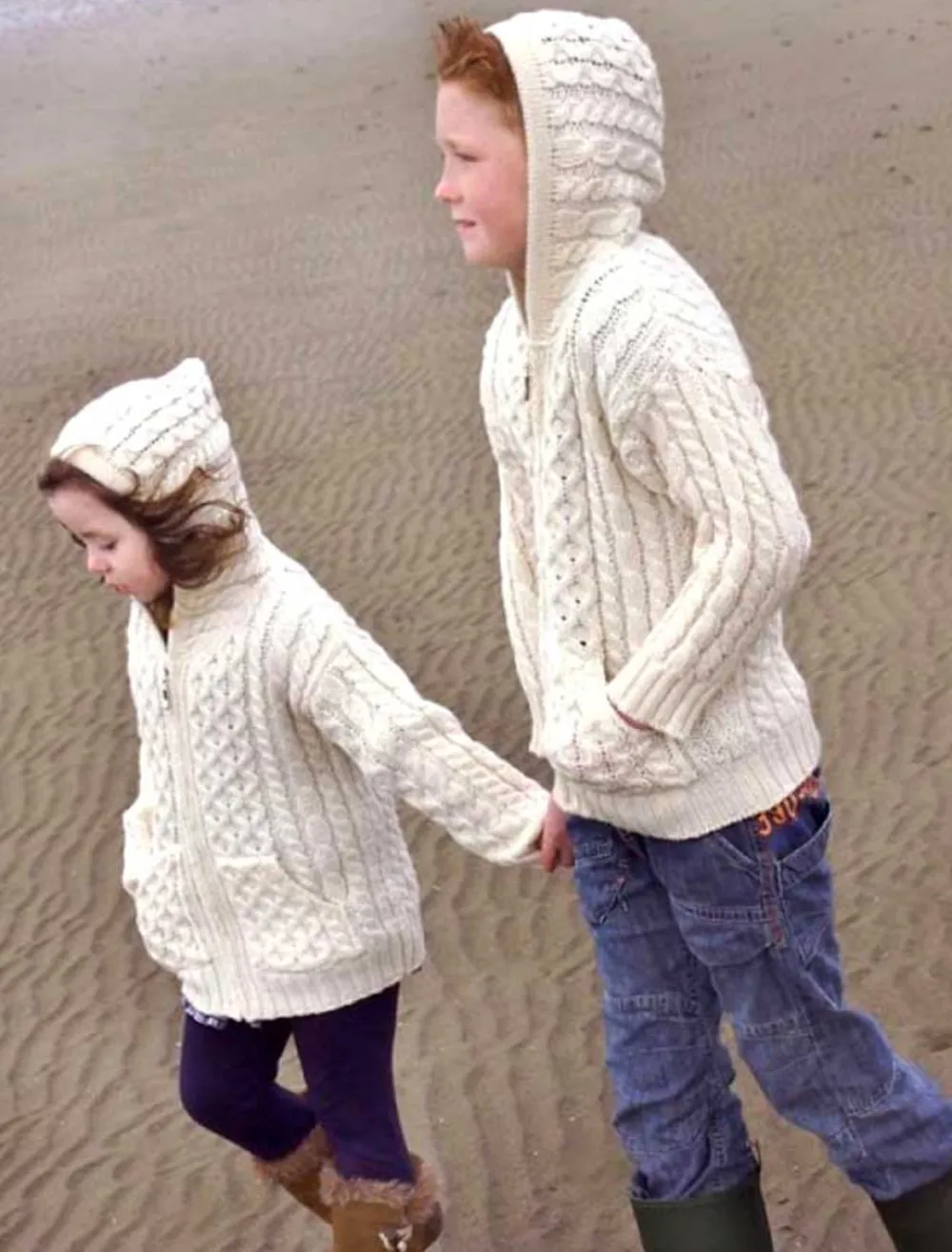 Glenaran Sweaters, Cardigans & Jackets^Kid's Hooded Cardigan with Pockets