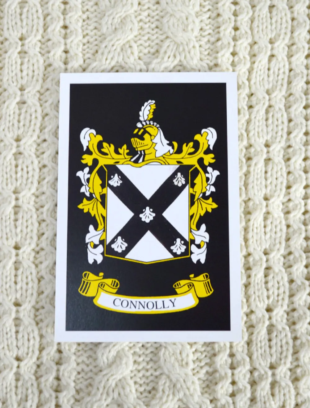 Glenaran Clan Throws^Connolly Clan Aran Throw