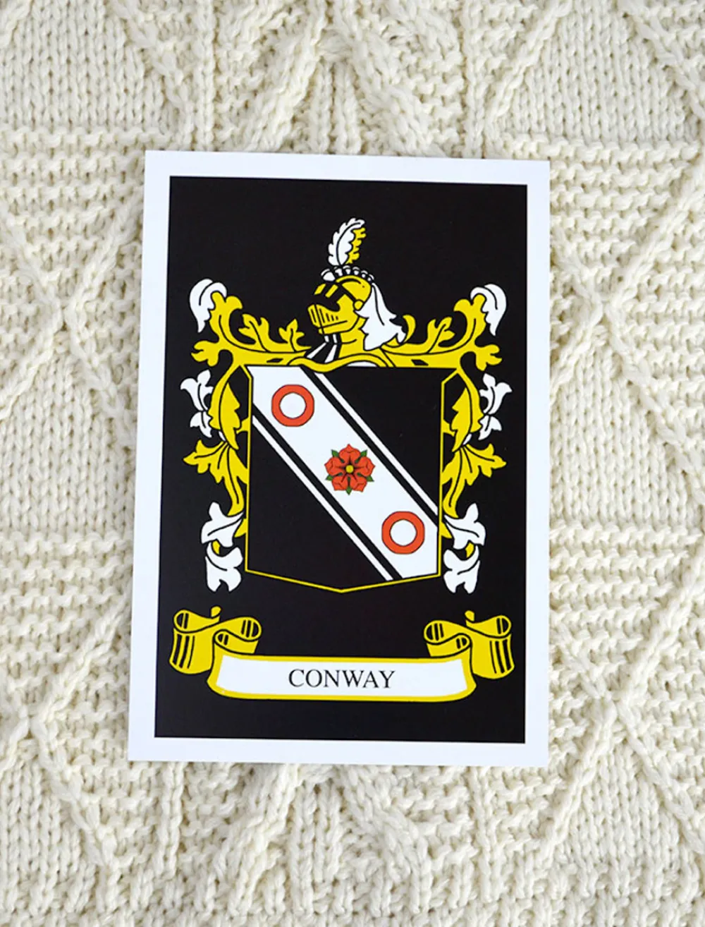 Glenaran Clan Throws^Conway Clan Aran Throw