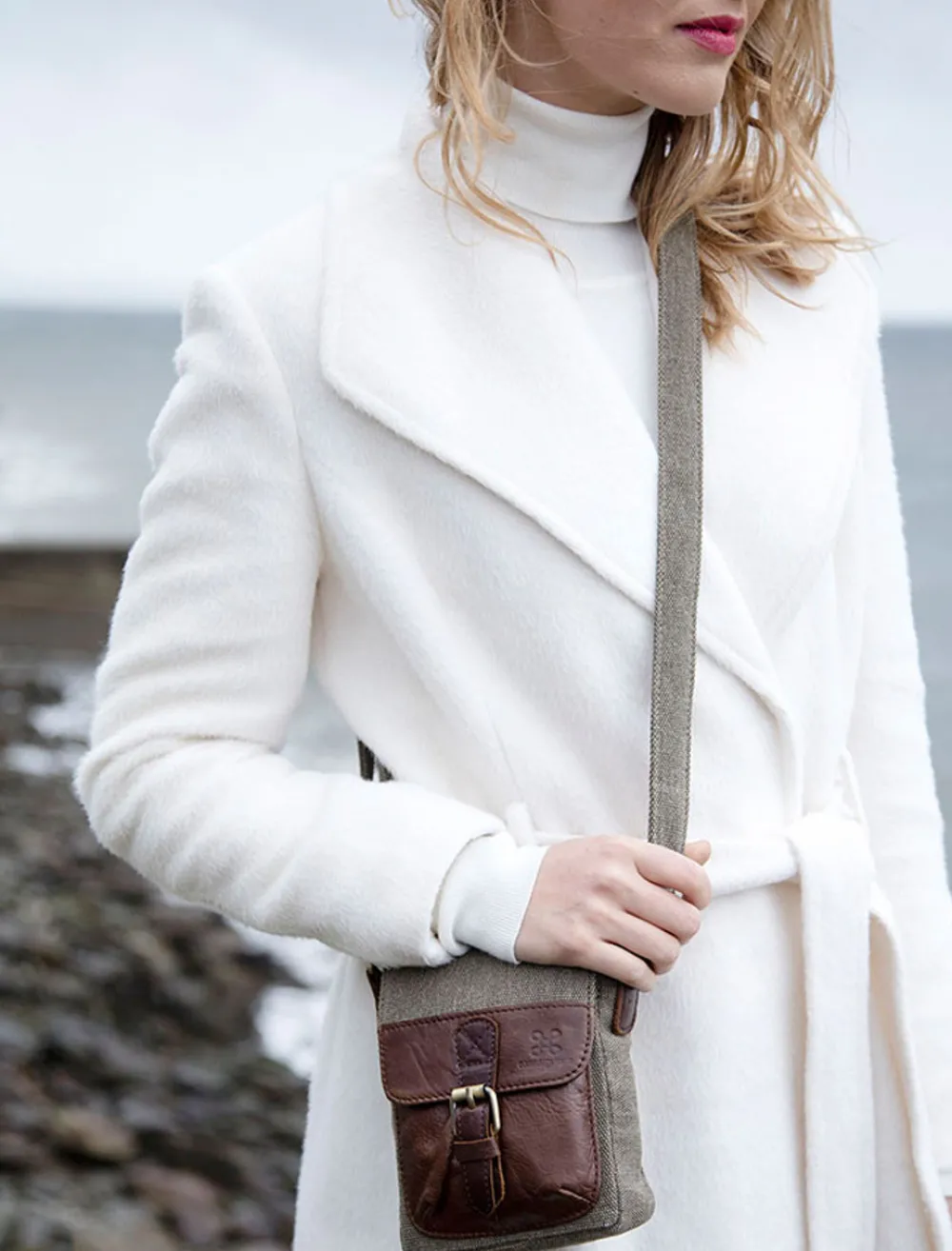 Glenaran Bags And Satchels^Small Traditional Tweed & Leather Flight Bag