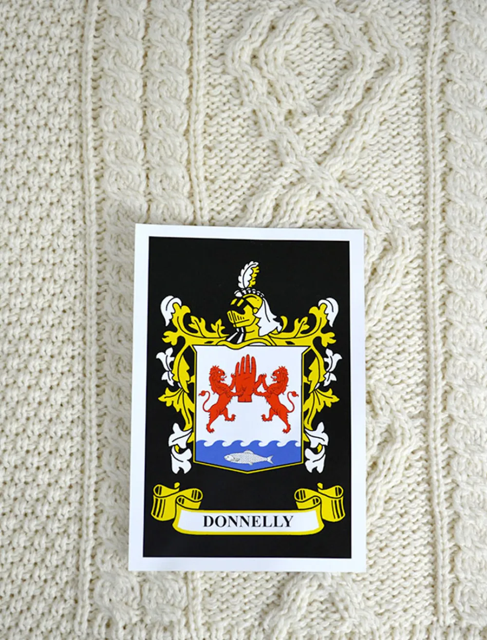 Glenaran Clan Throws^Donnelly Clan Aran Throw