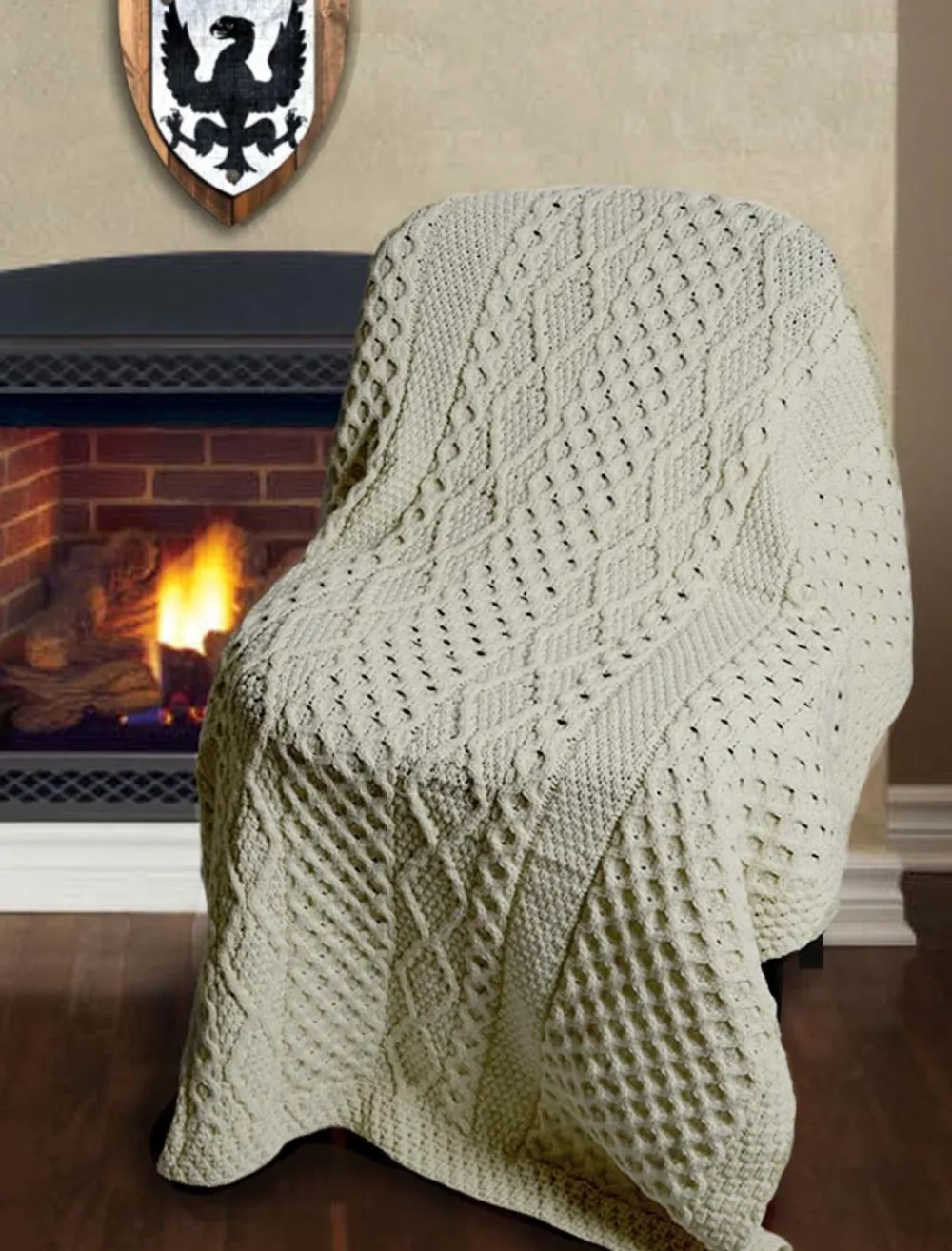 Glenaran Clan Throws^Moriarty Clan Aran Throw