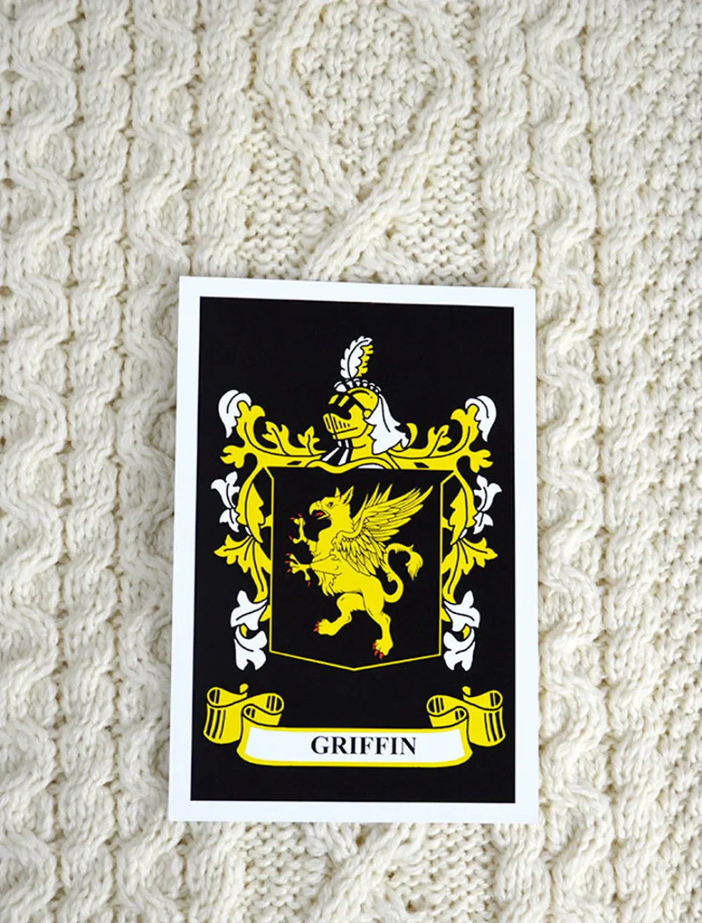 Glenaran Clan Throws^Griffin Clan Aran Throw