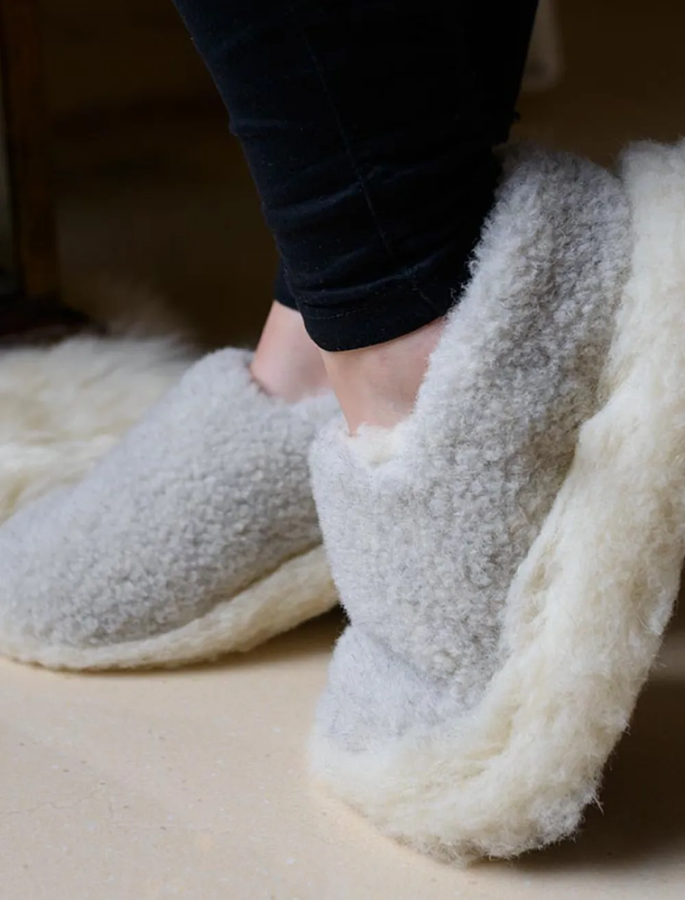 Glenaran Irish Wool Socks And Slippers|Irish Wool Socks & Slippers^Merino Wool Slipper