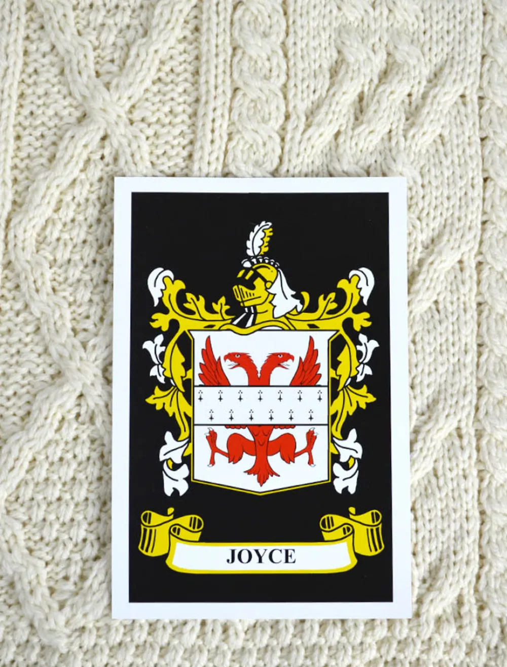 Glenaran Clan Throws^Joyce Clan Aran Throw